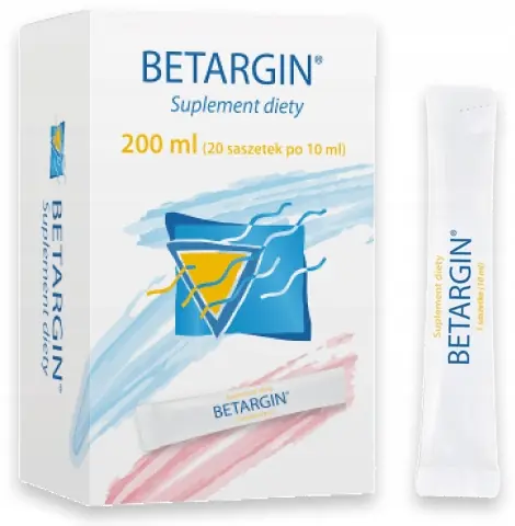 BETARGIN SUPLEMENT DIETY 20 SASZETEK PO 10ML ARGININA BETAINA METABOLIZM