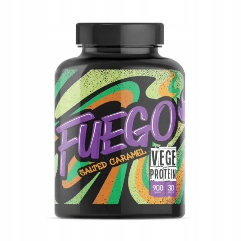 Odżywka białkowa białko roślinne FUEGO proszek 900 g słony karmel