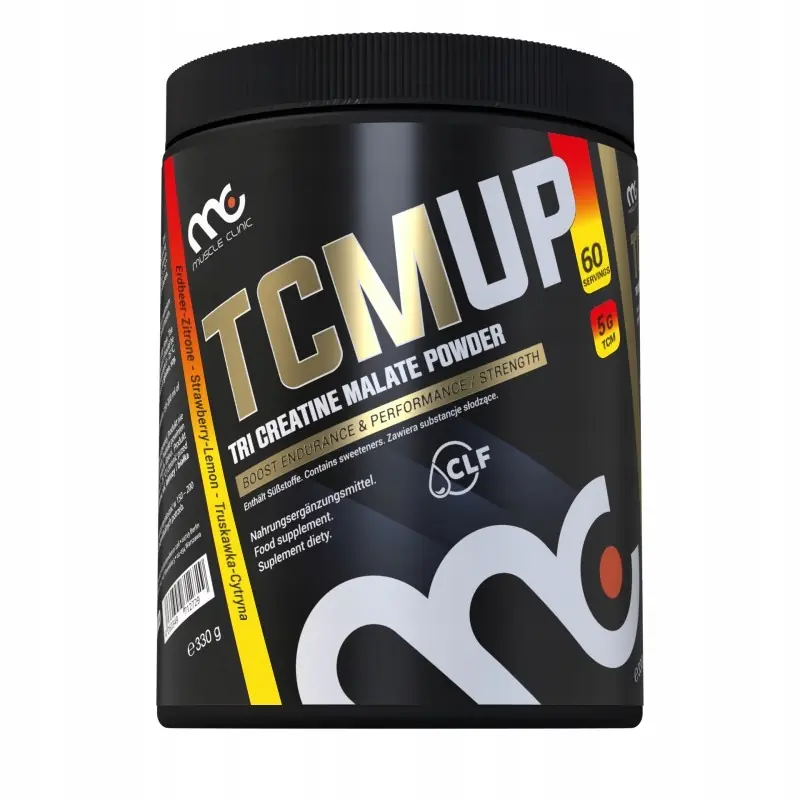 Kreatyna Jabłczan Kreatyny ATP Muscle Clinic TCMUP 330 g Truskawka-Cytryna