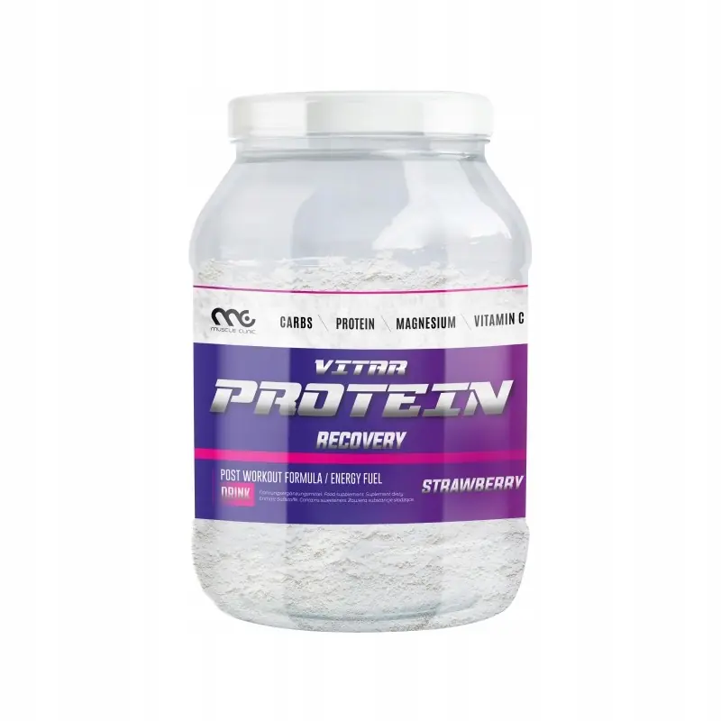 Węglowodany Długołańcuchowe Vitar Protein Carbo Mix Truskawkowe 1000g