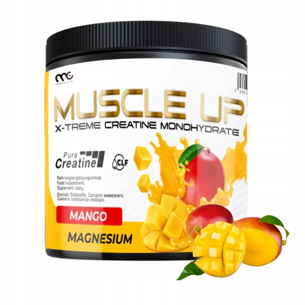 Muscle Clinic MuscleUp Monohydrat Kreatyny Plus Magnez 300g Smak Mango
