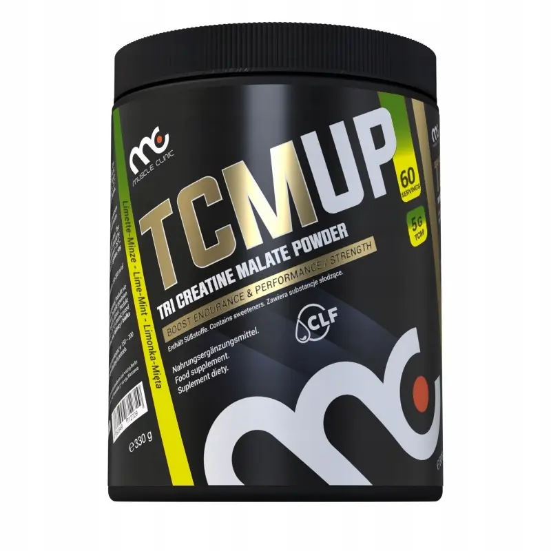 Kreatyna Jabłczan Kreatyny ATP Muscle Clinic TCMUP 330 g Limonka-Mięta