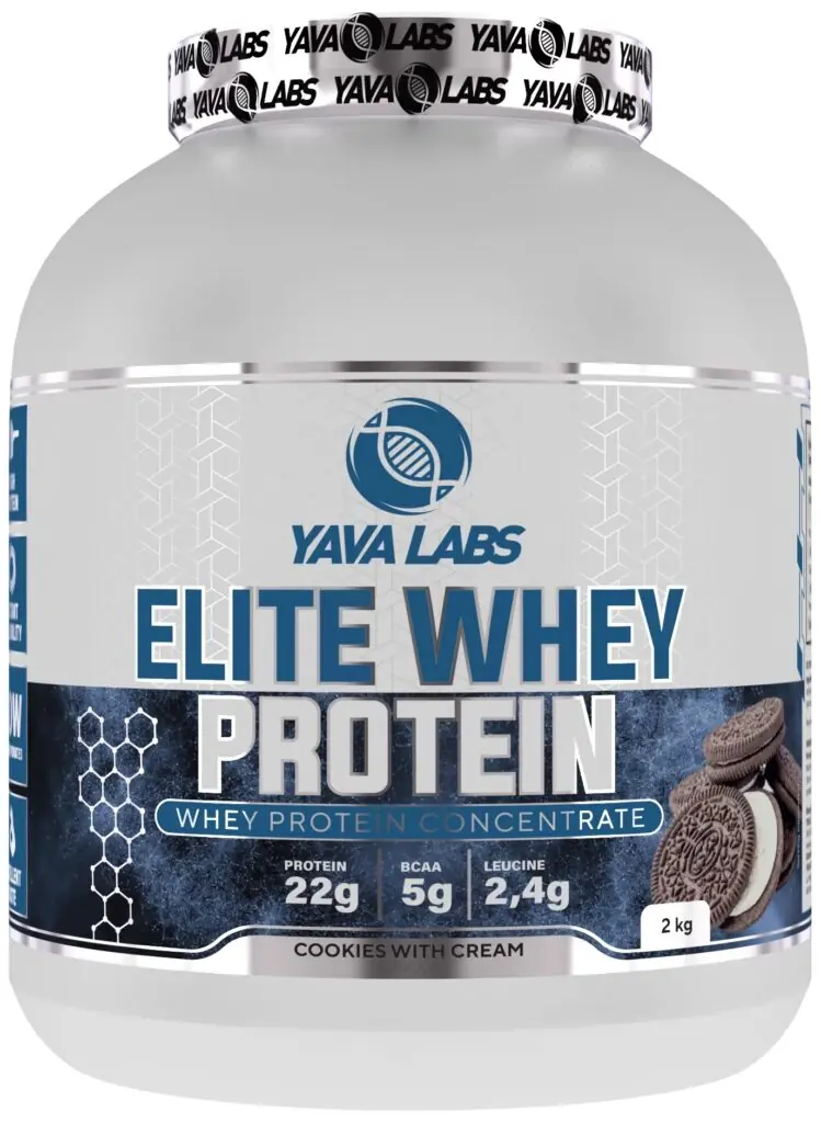 Białko Serwatkowe Elite Whey Protein 2 kg Yava Labs ciastka z kremem