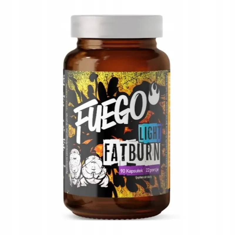 Wielozadaniowe kapsułki FUEGO FAT BURNER LIGHT 90 CAPS. 200 g 90 szt.
