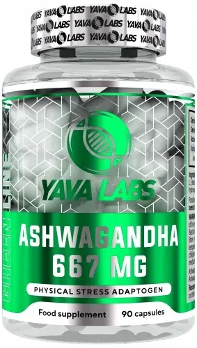 Ashwagandha dla sportowców - Yava Labs 90 caps.