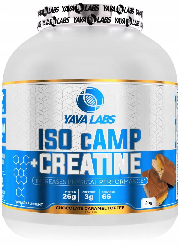 Yava Labs ISO cAMP Creatine 2kg izolat białka kreatyna czeko-karmelowe