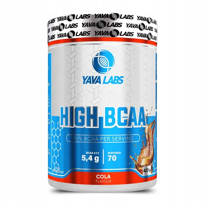 Yava Labs High BCAA 420g Aminokwasy dla sportowców Cola