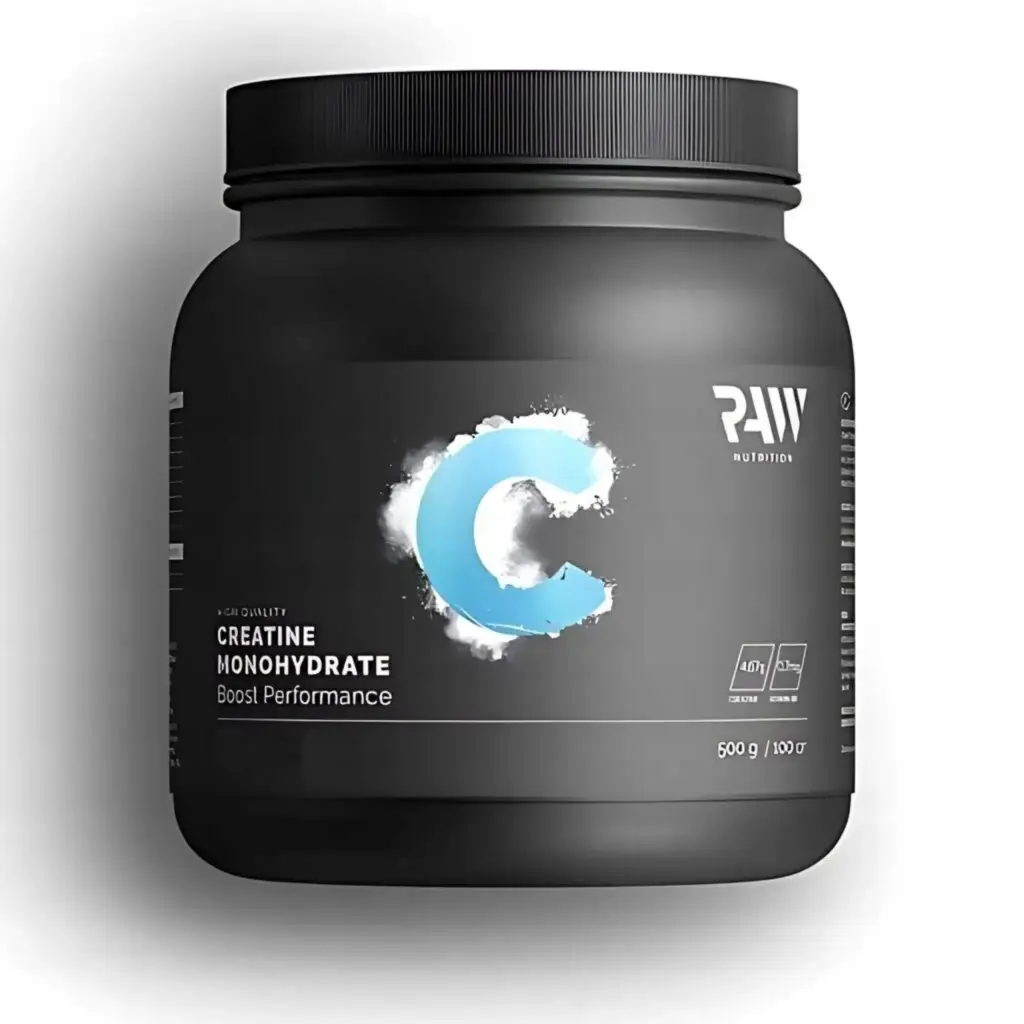 KREATYNA MONOHYDRAT BEZSMAKOWA 500G RAW NUTRITION CREATINE PROSZEK NATURAL