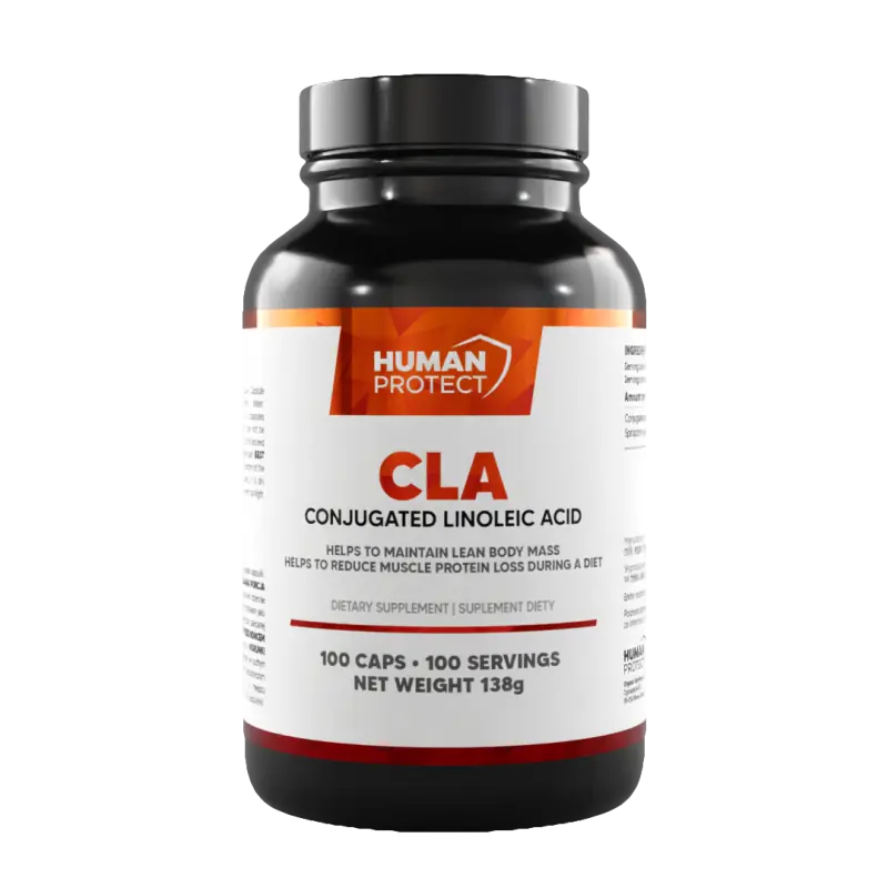 Human Protect CLA 1000mg  100softgels  Sprzężony kwas linolowy