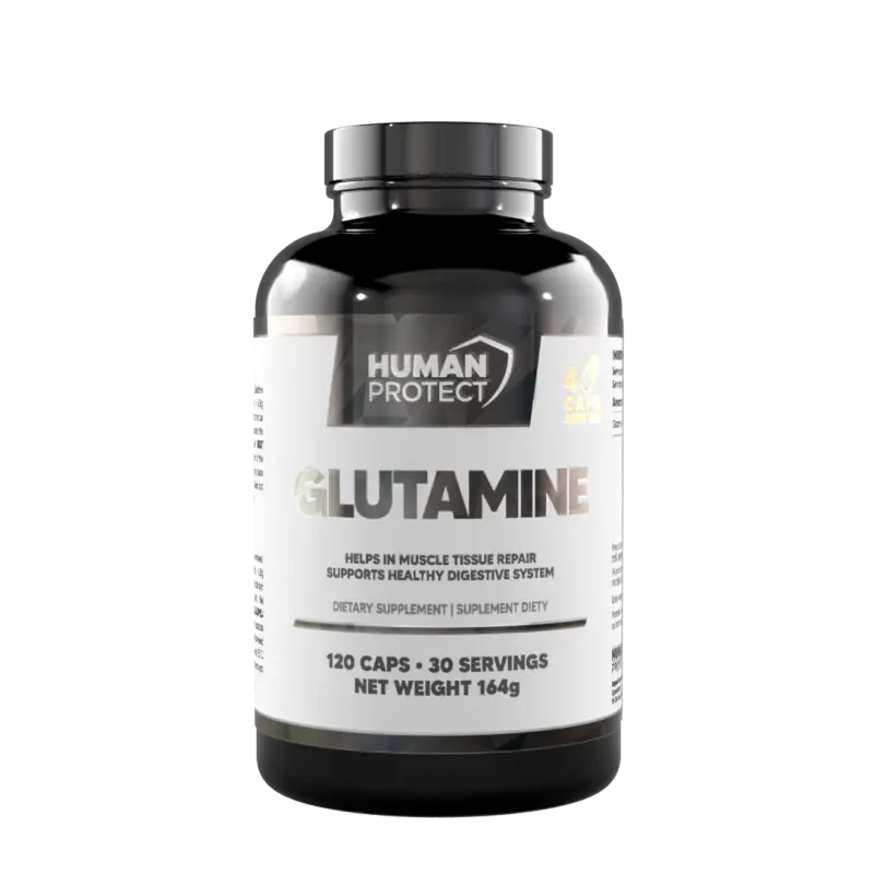 Human Protect Glutamine 120kaps. Glutamina