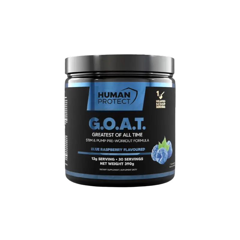 Human Protect G.O.A.T. 390g GOAT Kompleksowa Przedtreningówka - Ananas