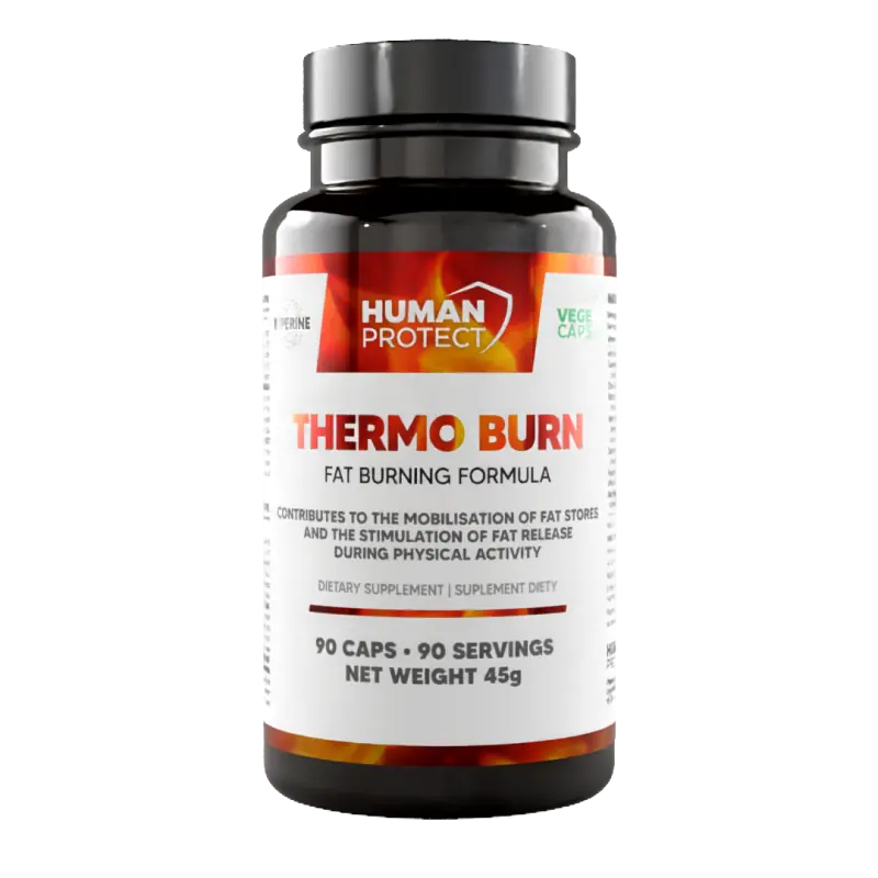 Human Protect Thermo Burn 90kaps. Spalacz Tłuszczu Termogenik