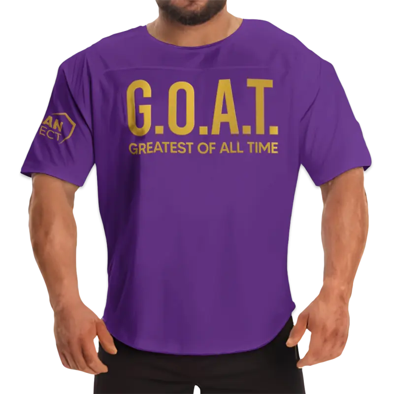 Human Protect T-Shirt Oversize Fioletowy G.O.A.T. - S